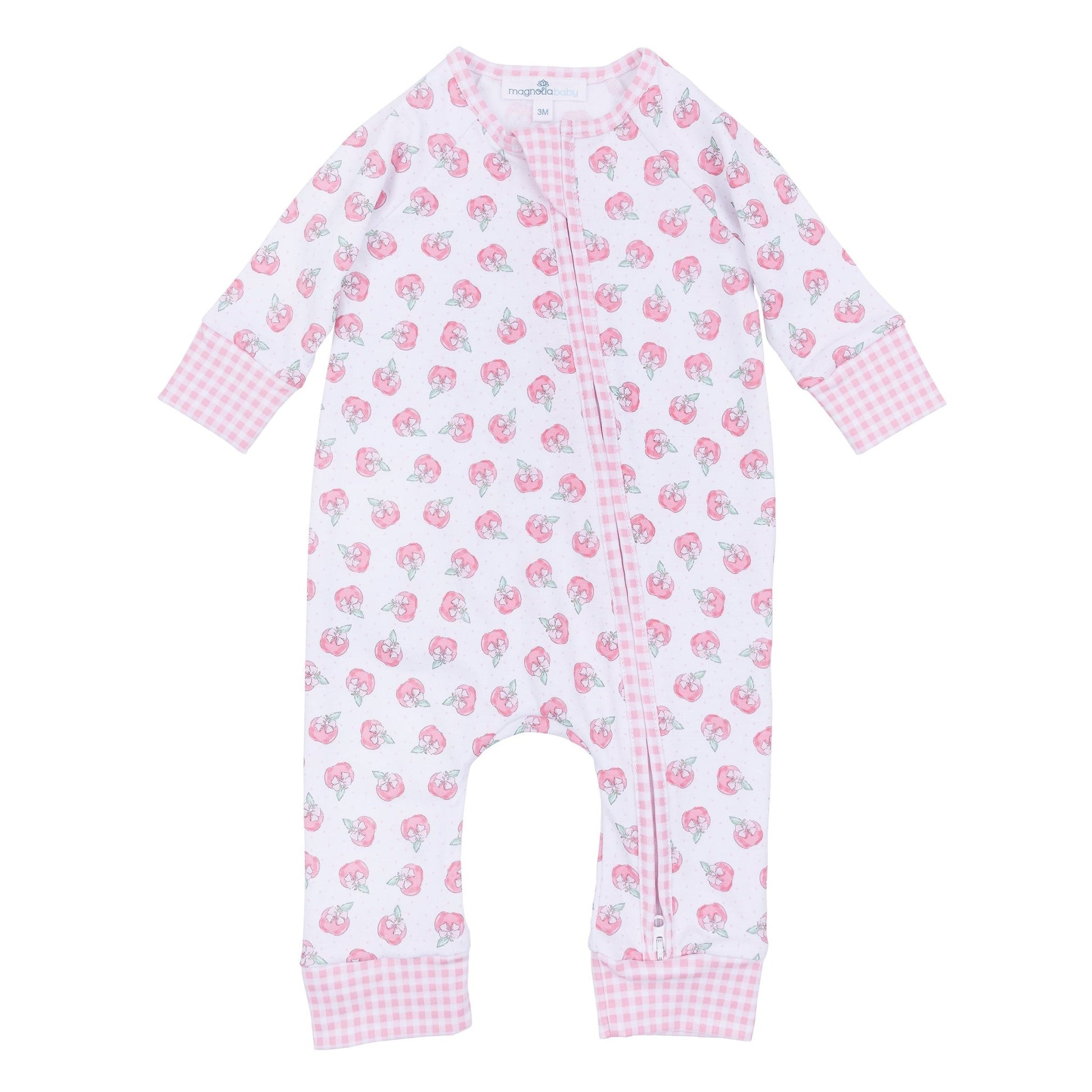 Apple of my Eye Print Zip Playsuit - Magnolia BabyPlaysuit