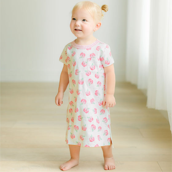 Apple of my Eye Short Sleeve Nightdress - Magnolia BabyNightdress