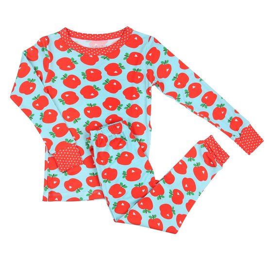 Apples Galore Long Pajamas - Magnolia BabyLong Pajamas