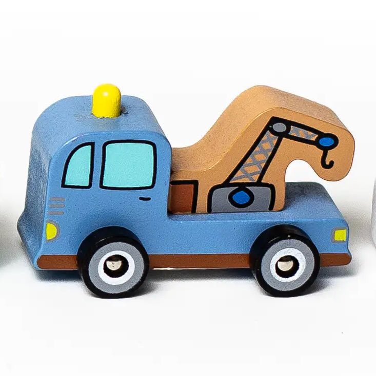 Around the Town Pull Back Cars - Magnolia BabyWooden Toy