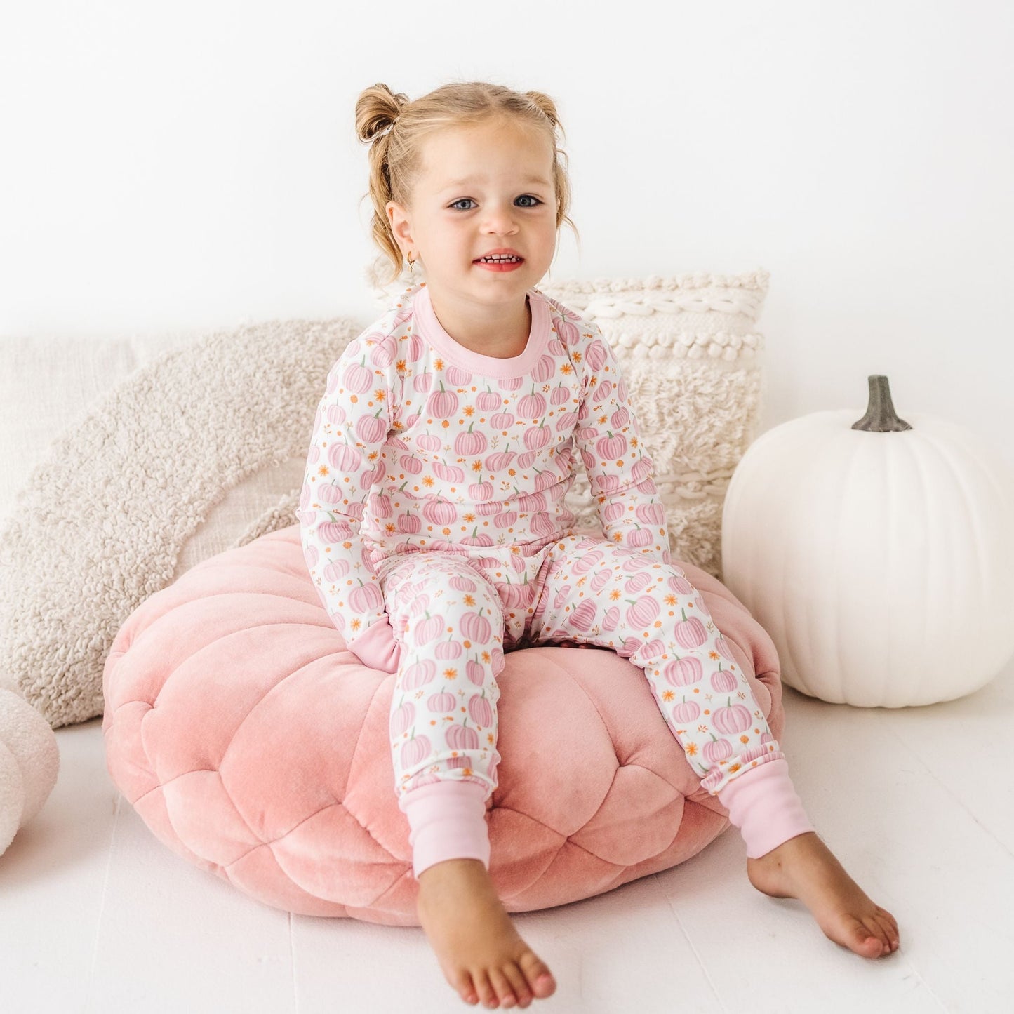 Autumn Blooms Long Pajamas - Magnolia BabyLong Pajamas