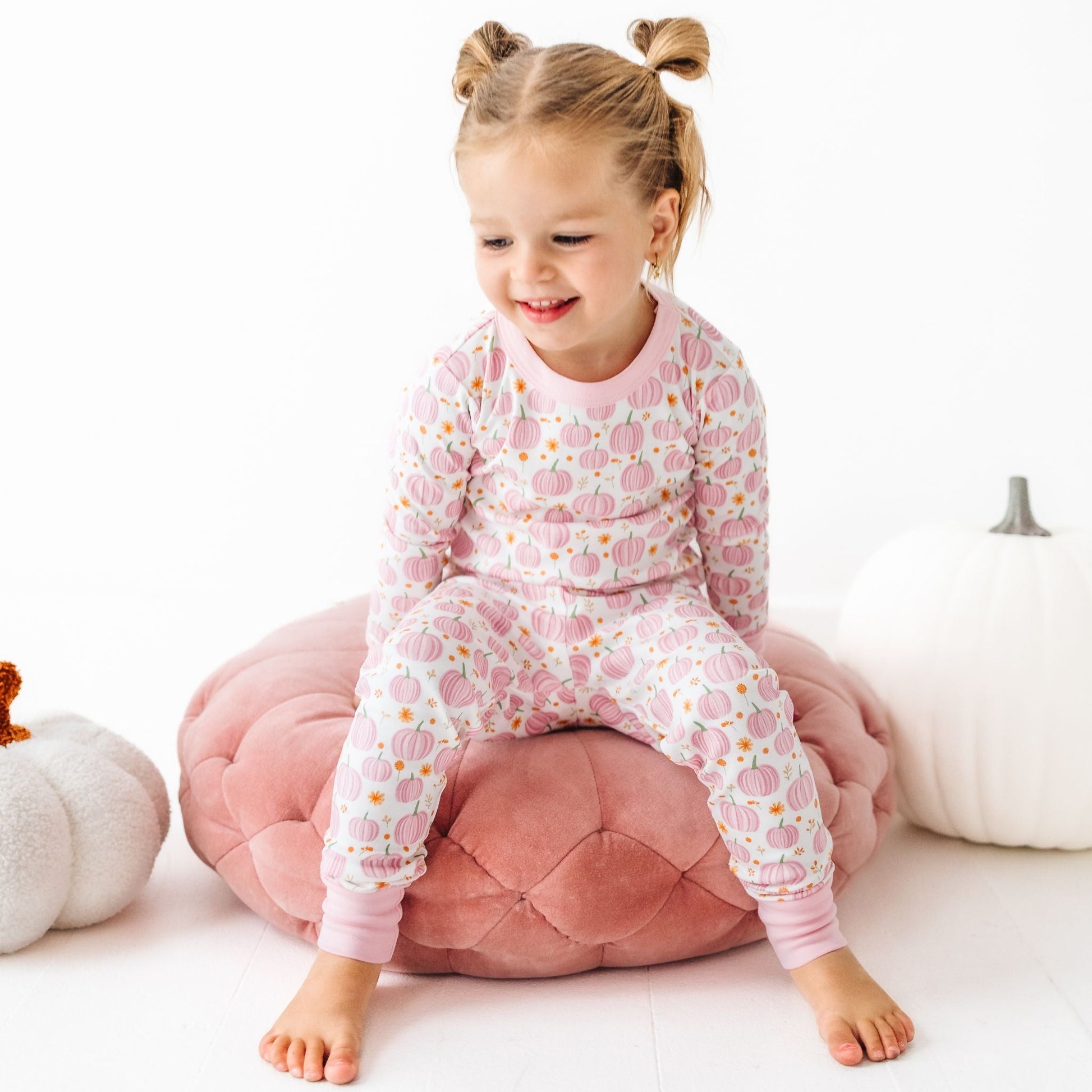 Autumn Blooms Long Pajamas - Magnolia BabyLong Pajamas