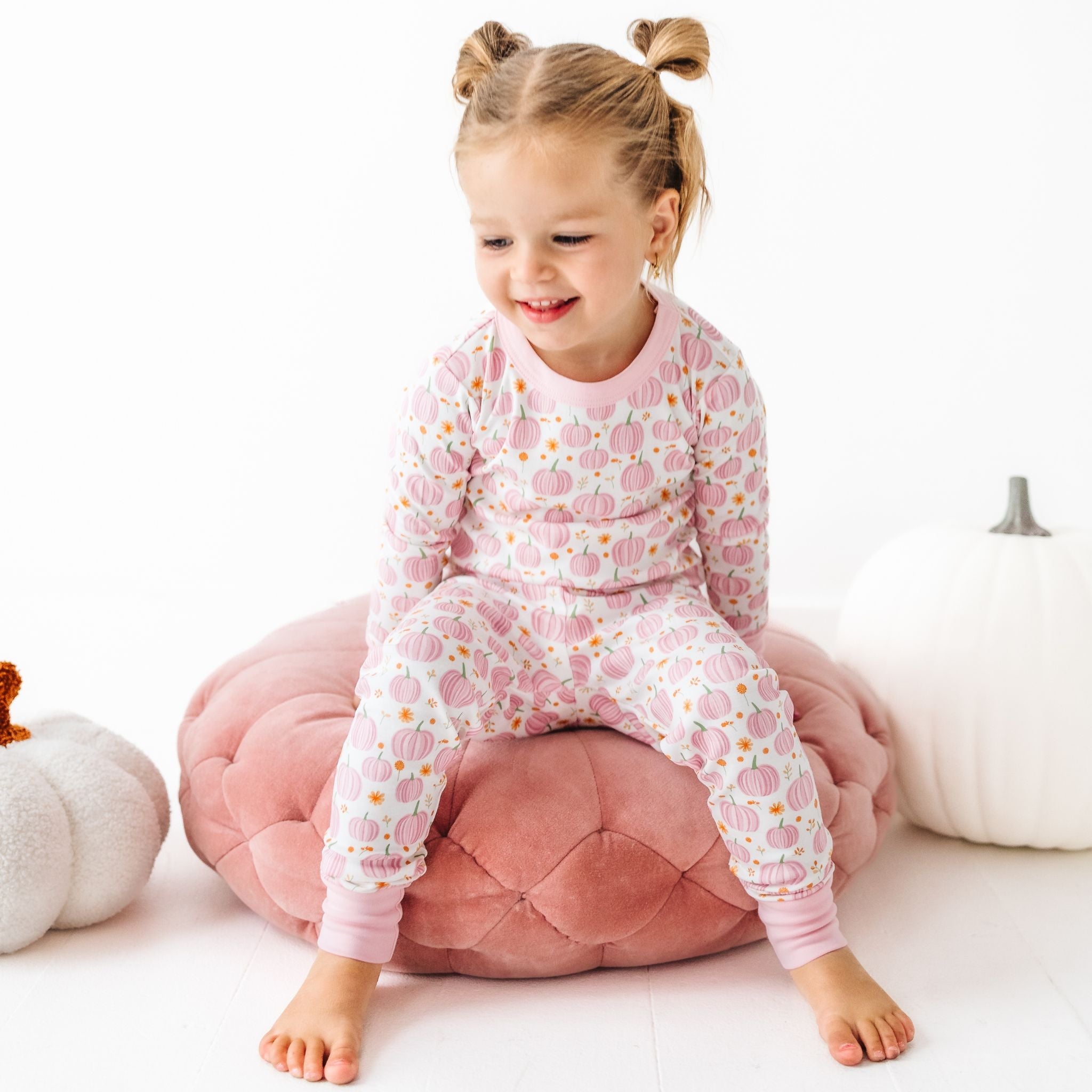Autumn Blooms Long Pajamas - Magnolia BabyLong Pajamas