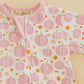 Autumn Blooms Zip Footie - Magnolia BabyFootie