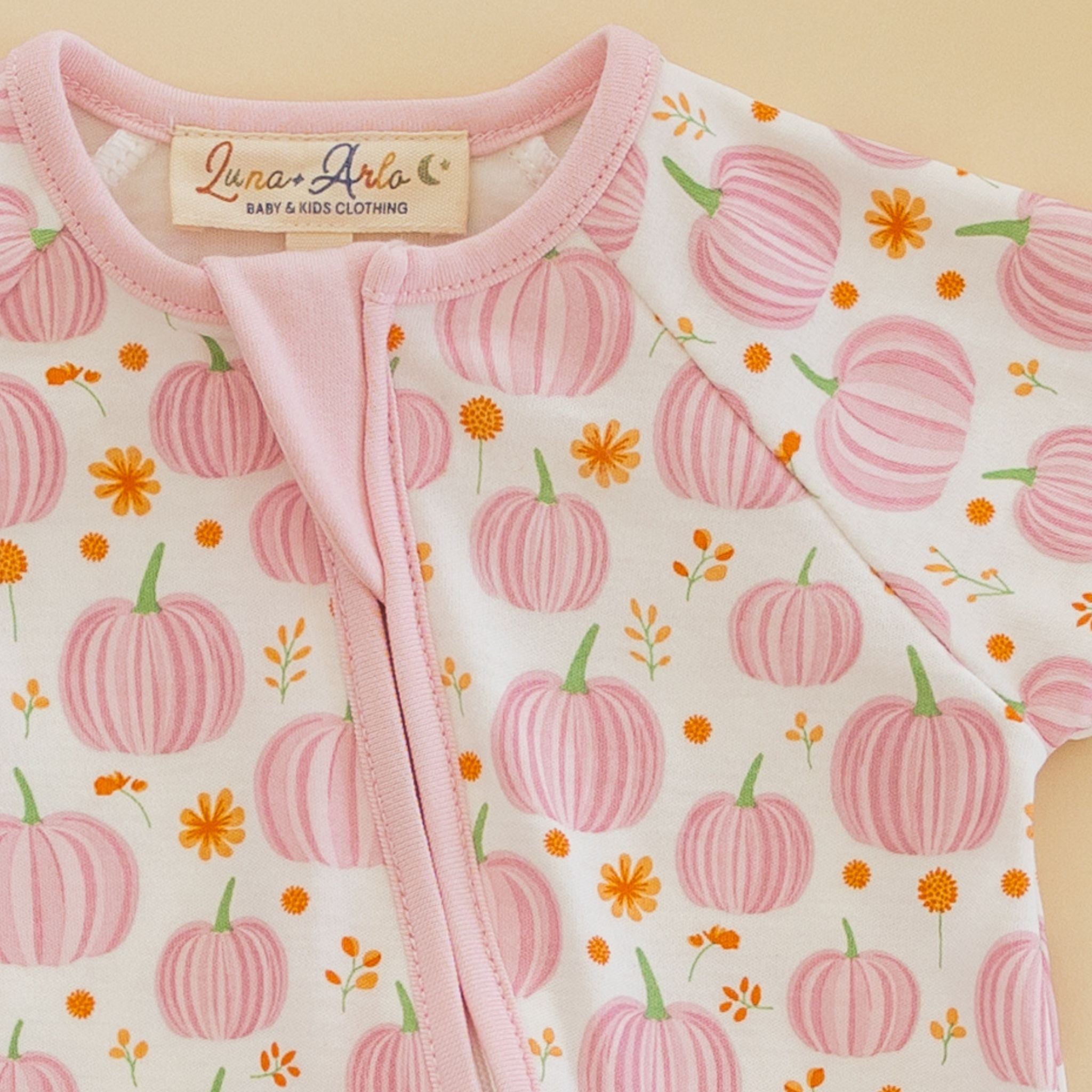 Autumn Blooms Zip Playsuit - Magnolia BabyPlaysuit
