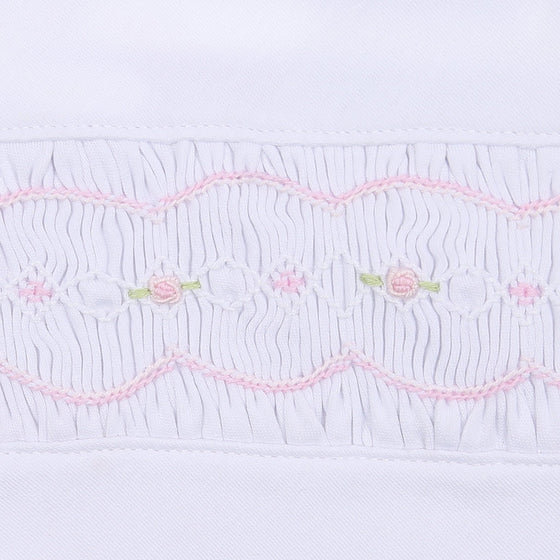 Ava and Archie Embroidered Headband - Pink - Magnolia BabyHeadband