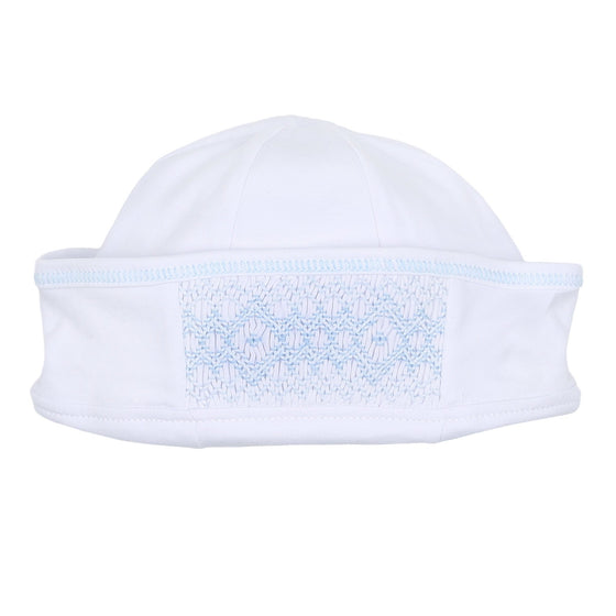 Ava and Archie Smocked Hat - Blue - Magnolia BabyHat