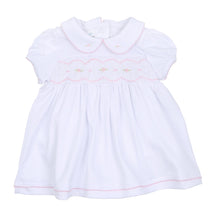  Ava and Archie Smocked Short Sleeve Dress - Pink - Magnolia BabyDress