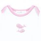 Azure Whales Bodysuit - Pink - Magnolia BabyBodysuit