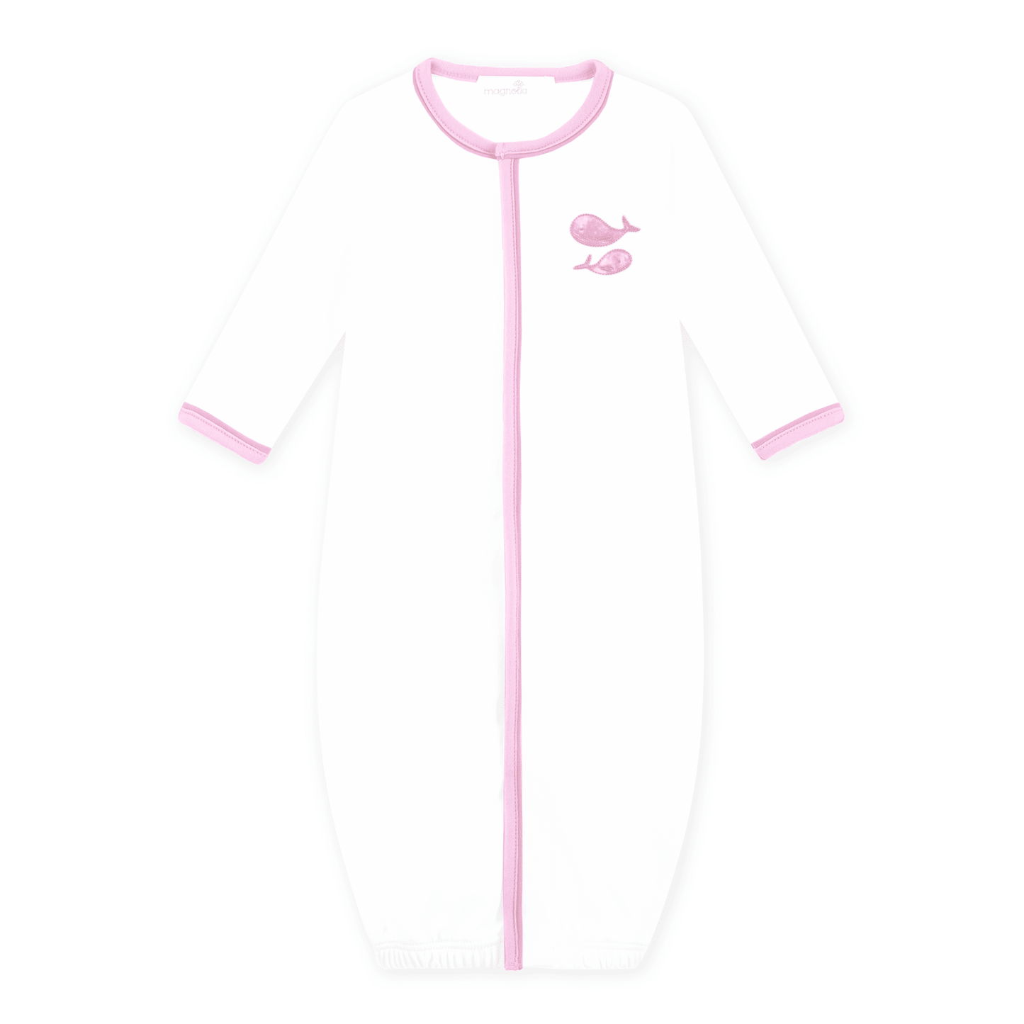Azure Whales Converter - Pink - Magnolia BabyConverter Gown