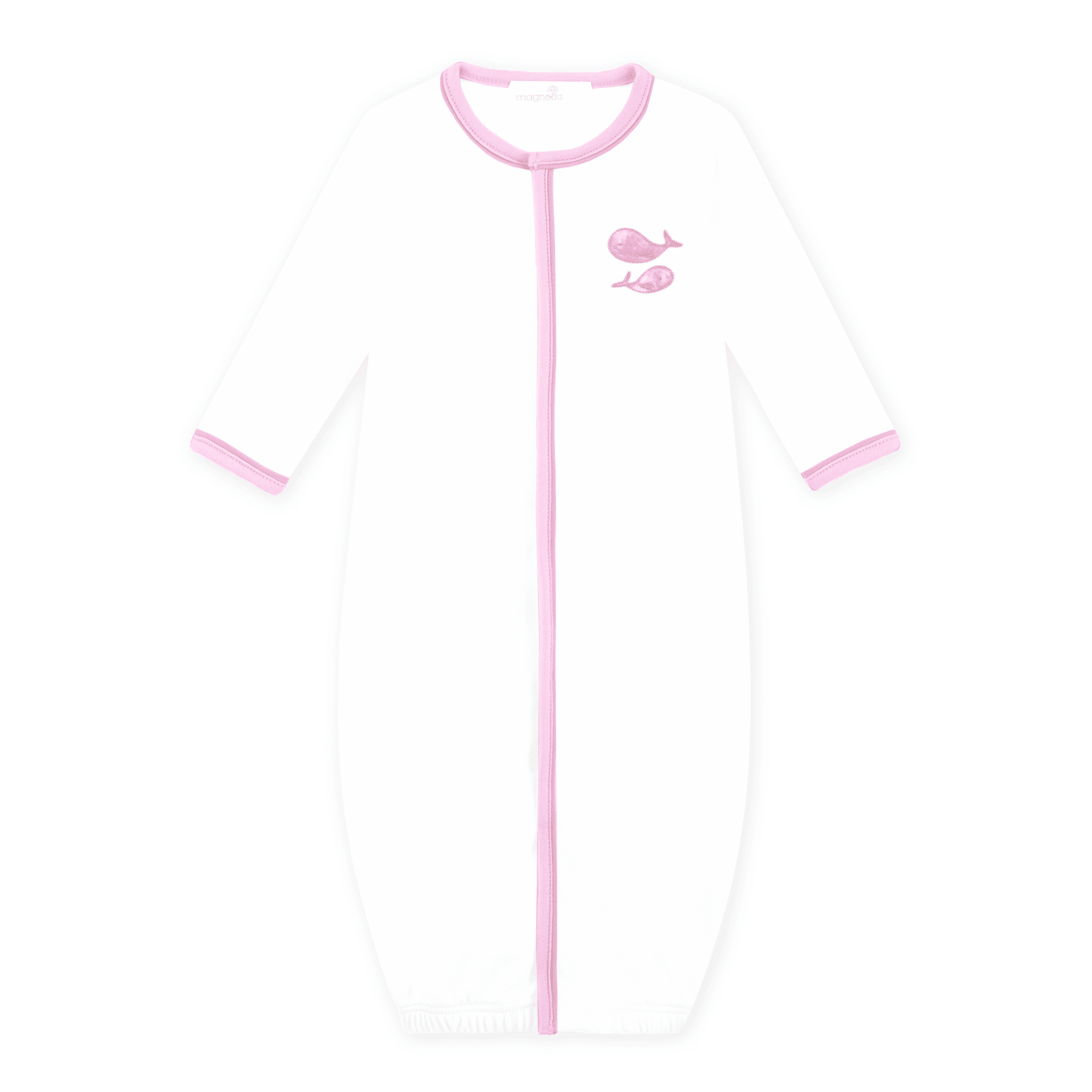 Azure Whales Converter - Pink - Magnolia BabyConverter Gown