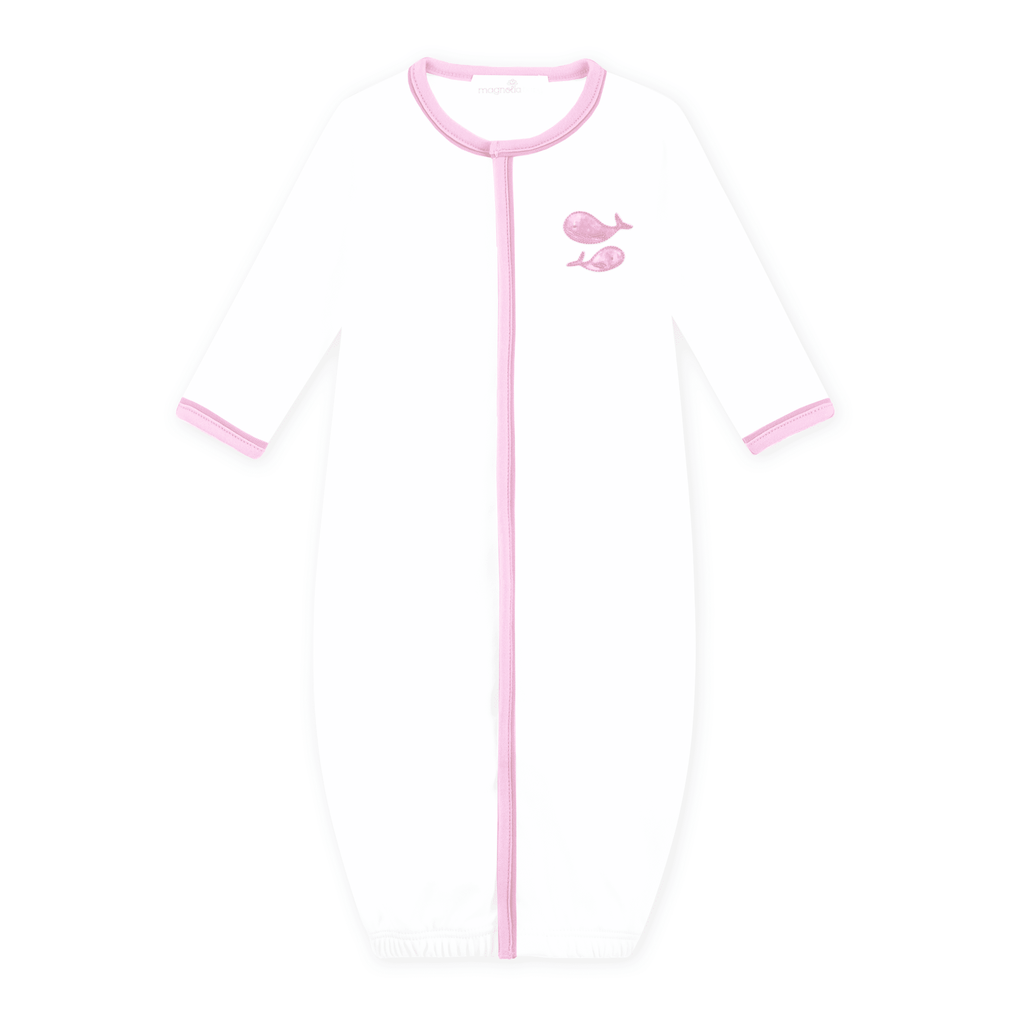 Azure Whales Converter - Pink - Magnolia BabyConverter Gown