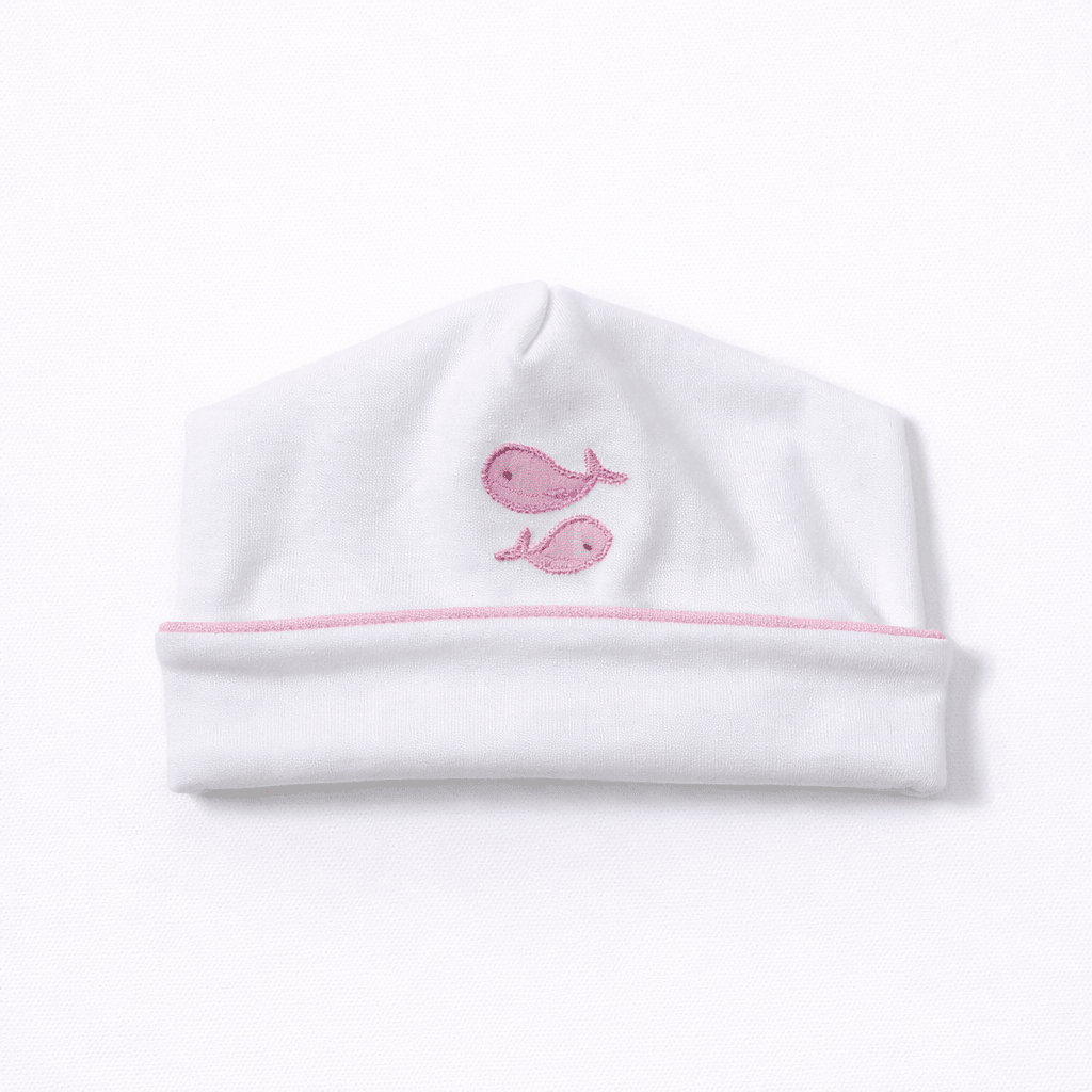 Azure Whales Hat - Pink - Magnolia BabyHat