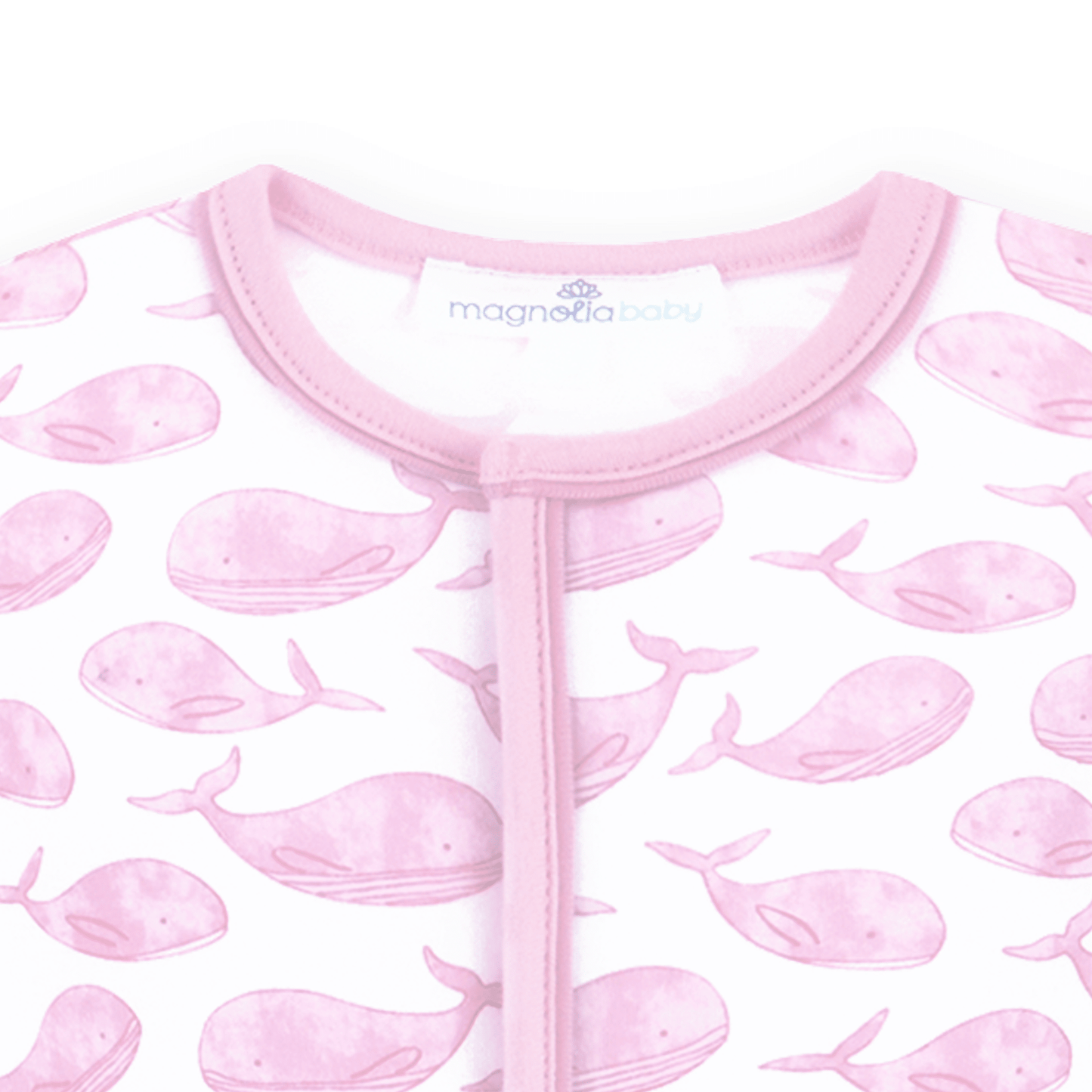 Azure Whales Print Converter - Pink - Magnolia BabyConverter Gown