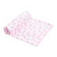 Azure Whales Print Swaddle Blanket - Pink - Magnolia BabySwaddle Blanket