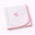 Azure Whales Receiving Blanket - Pink - Magnolia BabyReceiving Blanket