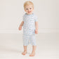 Azure Whales Short Pajamas - Light Blue - Magnolia BabyShort Pajamas