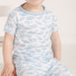 Azure Whales Short Pajamas - Light Blue - Magnolia BabyShort Pajamas