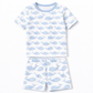 Azure Whales Short Pajamas - Light Blue - Magnolia BabyShort Pajamas
