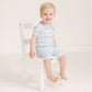 Azure Whales Short Pajamas - Light Blue - Magnolia BabyShort Pajamas