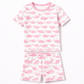 Azure Whales Short Pajamas - Pink - Magnolia BabyShort Pajamas