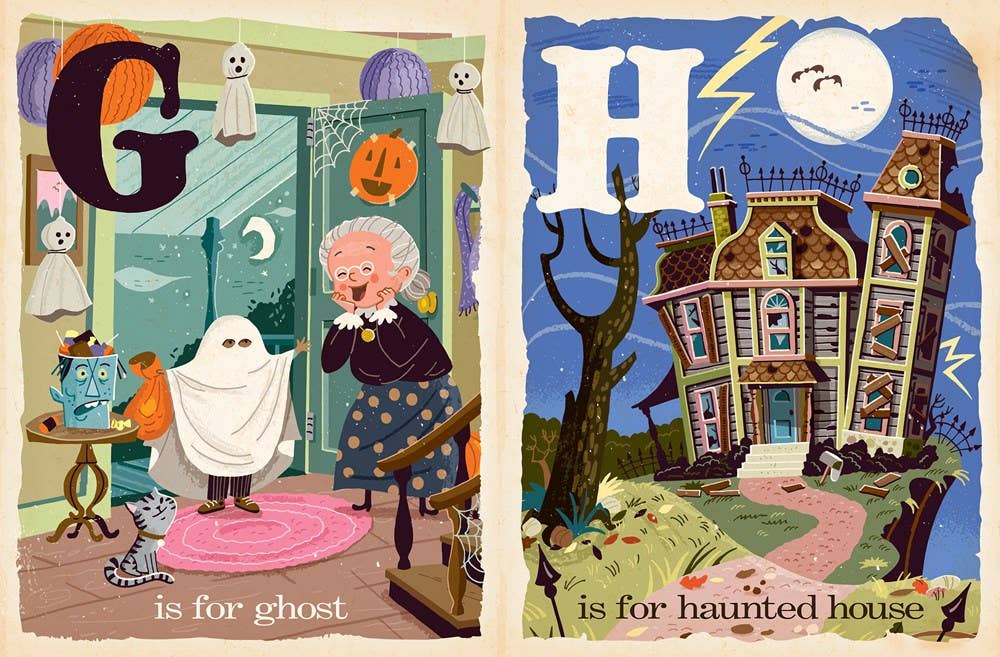 Gibbs Smith_B is for Boo: A Halloween Alphabet Board Book_3