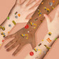 Temporary Tattoos - Metallic Construction