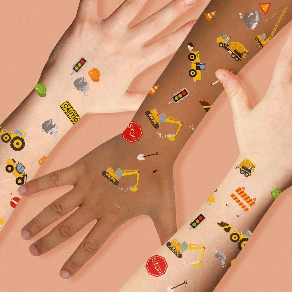 Temporary Tattoos - Metallic Construction