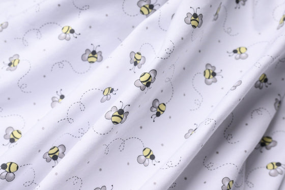 Baby Bee Print Swaddle Blanket - Magnolia BabySwaddle Blanket
