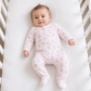 Magnolia Baby_Baby Boo Print Zip Footie with Flap - Pink_1