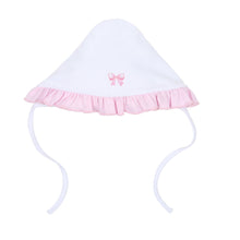  Baby Bows Embroidered Bonnet - Magnolia BabyHat