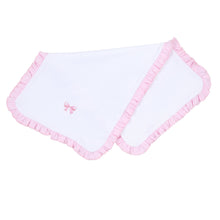  Baby Bows Embroidered Ruffle Burp Cloth - Magnolia BabyBurp Cloth