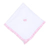 Baby Bows Embroidered Ruffle Receiving Blanket - Magnolia BabyReceiving Blanket