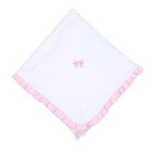  Baby Bows Embroidered Ruffle Receiving Blanket - Magnolia BabyReceiving Blanket