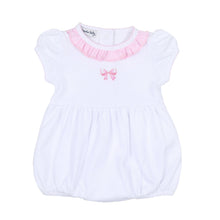  Baby Bows Embroidered Short Sleeve Bubble - Magnolia BabyBubble