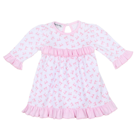 Baby Bows Print Dress - Magnolia BabyDress