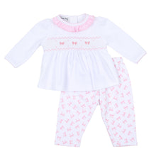  Baby Bows Smocked 2pc Pant Set - Magnolia Baby2pc Pant Set