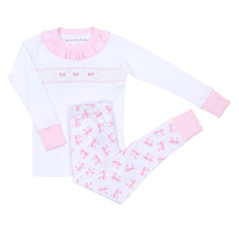  Baby Bows Smocked Ruffle Long Pajamas - Magnolia BabyLong Pajamas