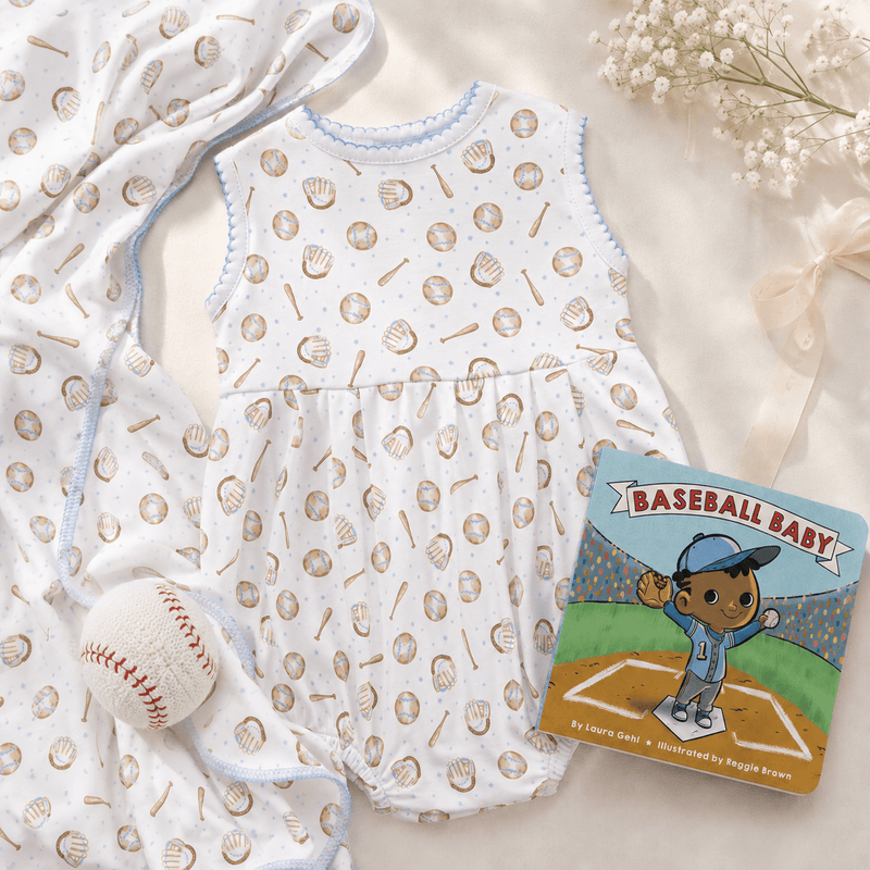 Baby Boy Baseball Bubble Gift Set - Precious Lil' Slugger