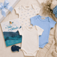 Baby Boy Bodysuit Gift Set - Whale Tales - Magnolia BabyBodysuit Gift Set