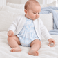 Magnolia Baby_Baby Boy Bubble + Cardigan Gift Set - Wild West Toile_1