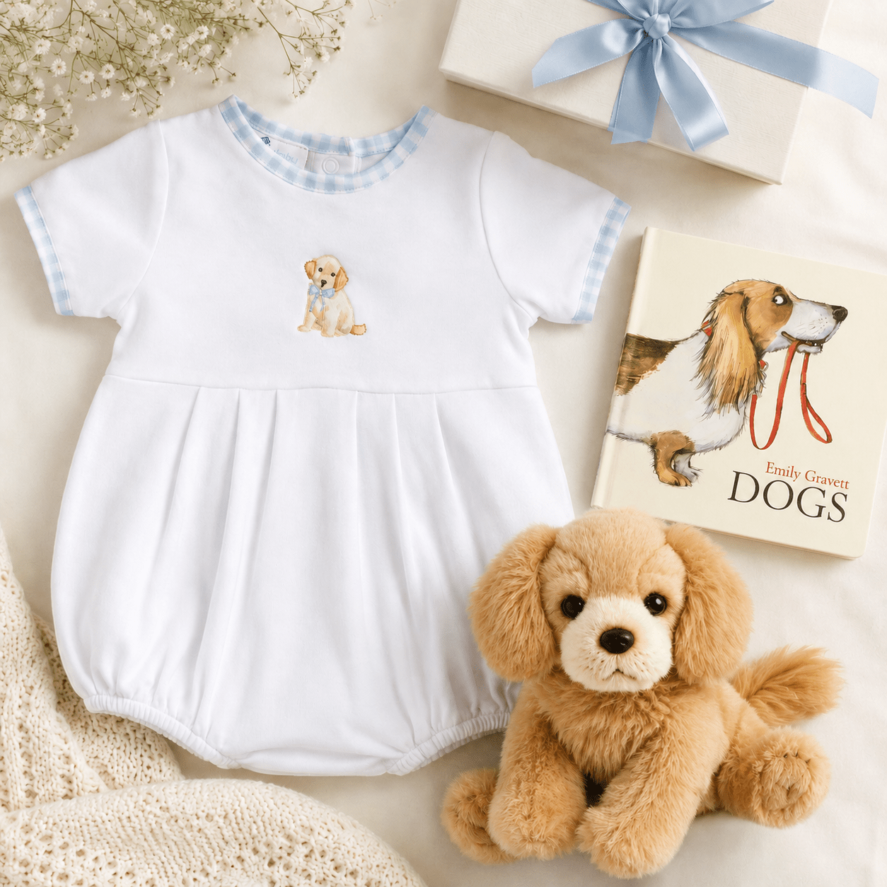Baby Boy Bubble Gift Set - Sweet Golden - Magnolia BabyBubble Gift Set
