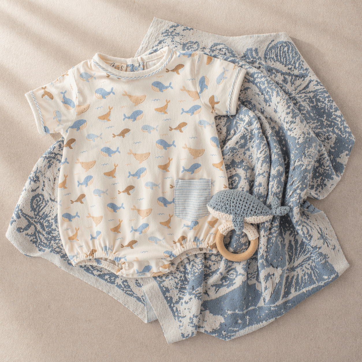 Baby Boy Bubble Gift Set - Whale Tales - Magnolia BabyBaby Gift Set