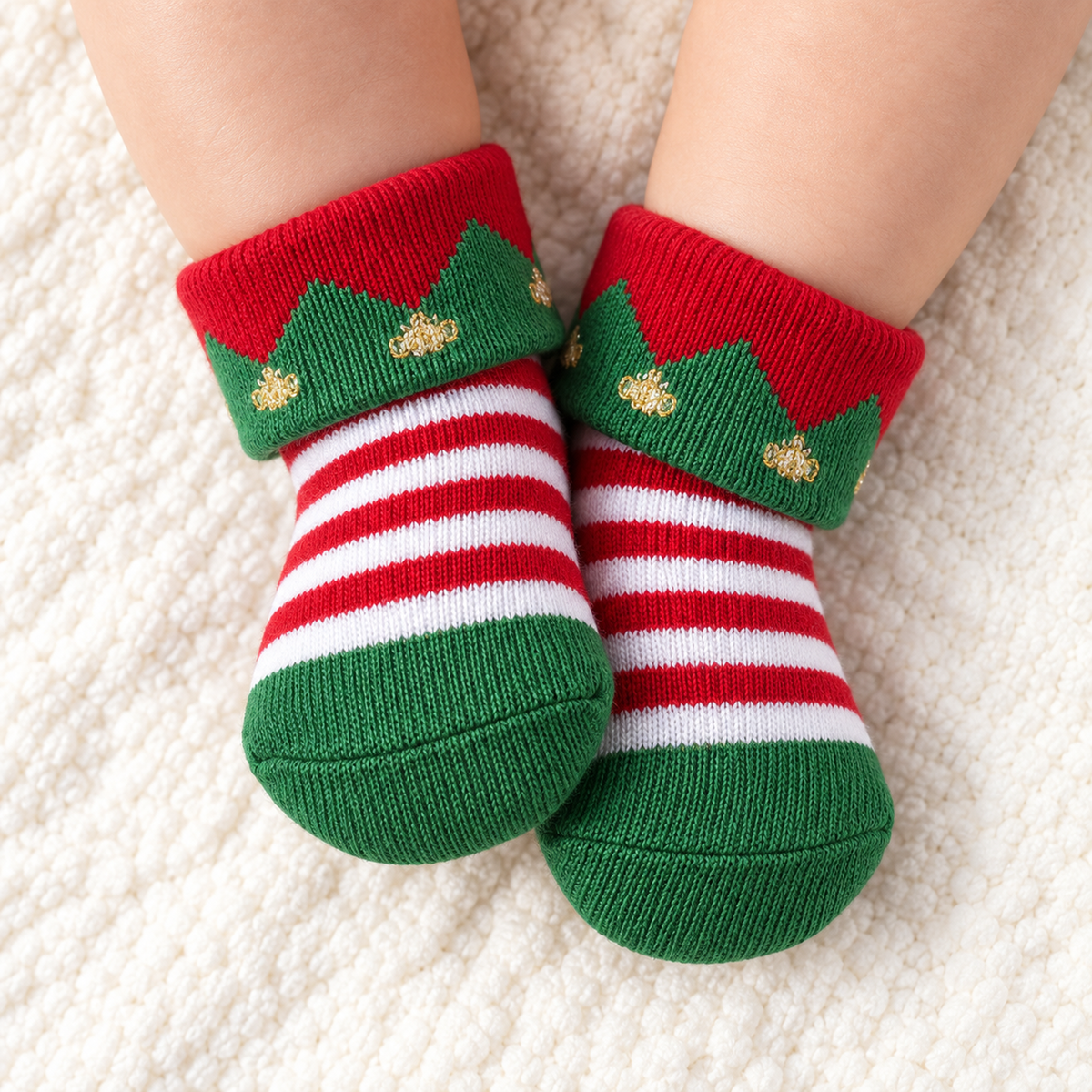 Baby Boy Christmas Socks - Set of 3