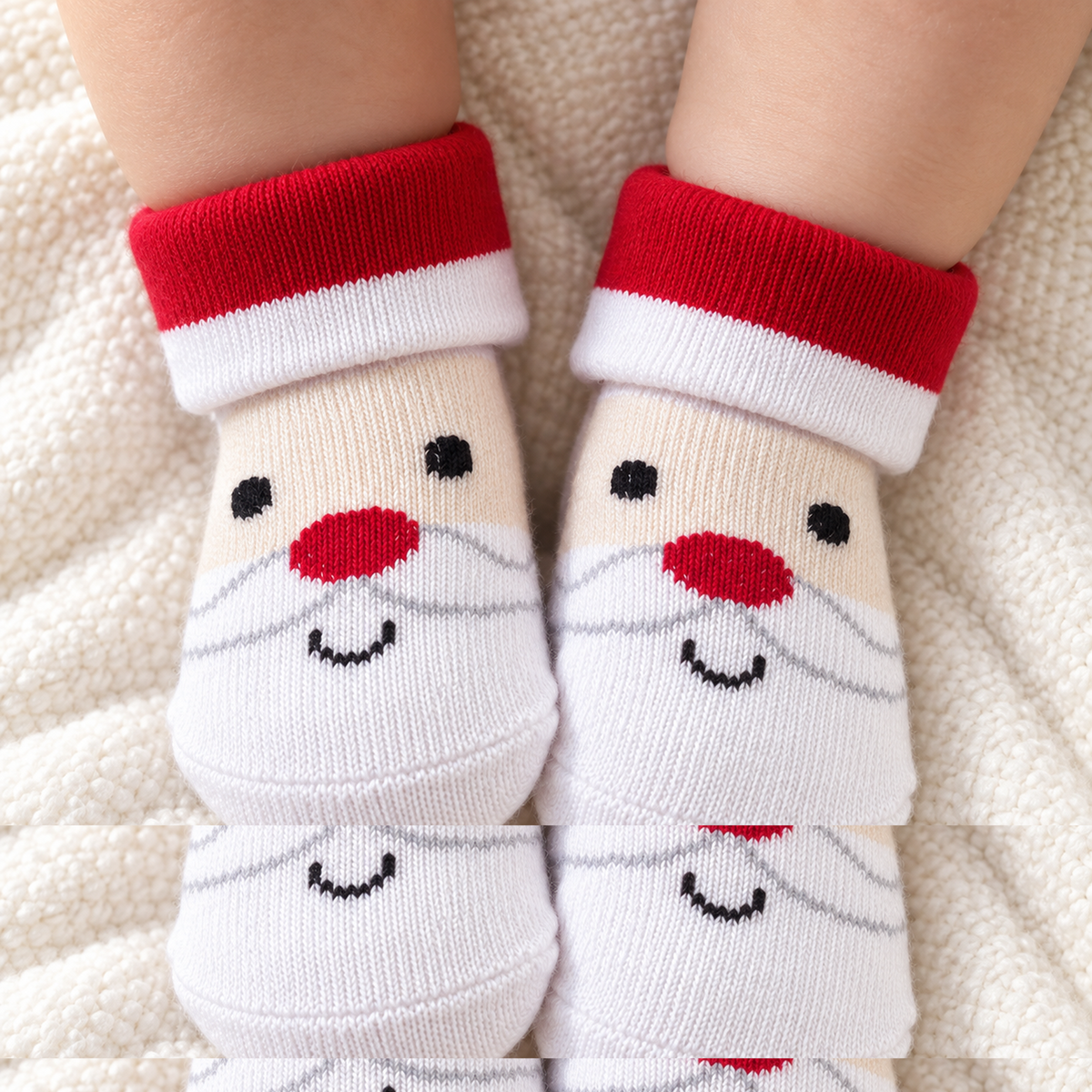 Baby Boy Christmas Socks - Set of 3