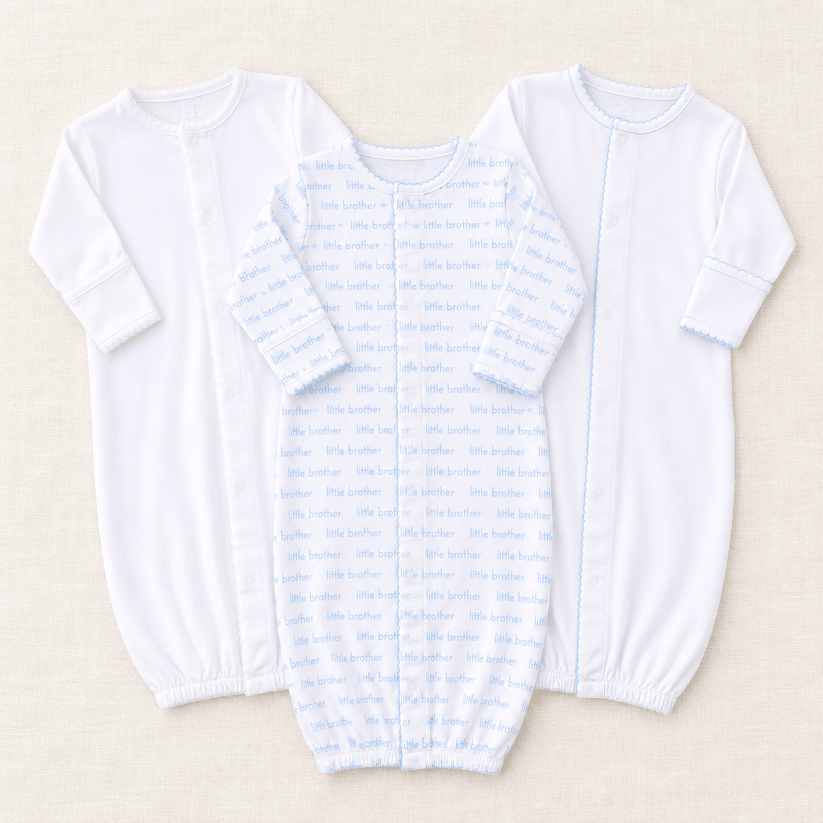 Magnolia Baby_Baby Boy Converter Set - Little Brother Print + Essentials - Set of 3_1