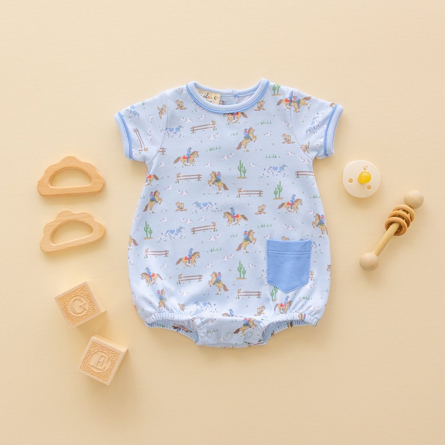 Magnolia Baby_Baby Boy Cowboy Gift Set - Little Wranglers_2