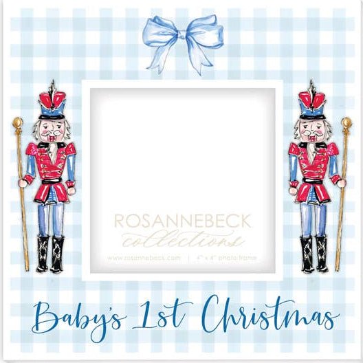 RosanneBeck Collections_Baby Boy First Christmas Nutcracker Frame_1