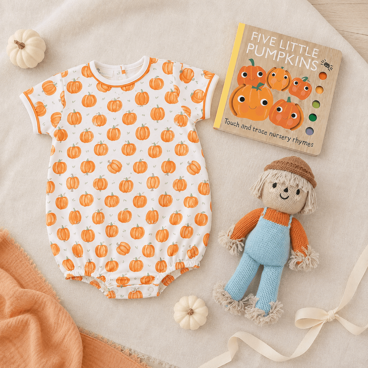 Magnolia Baby_Baby Boy Halloween Bubble Gift Set - Pumpkin Grove_1