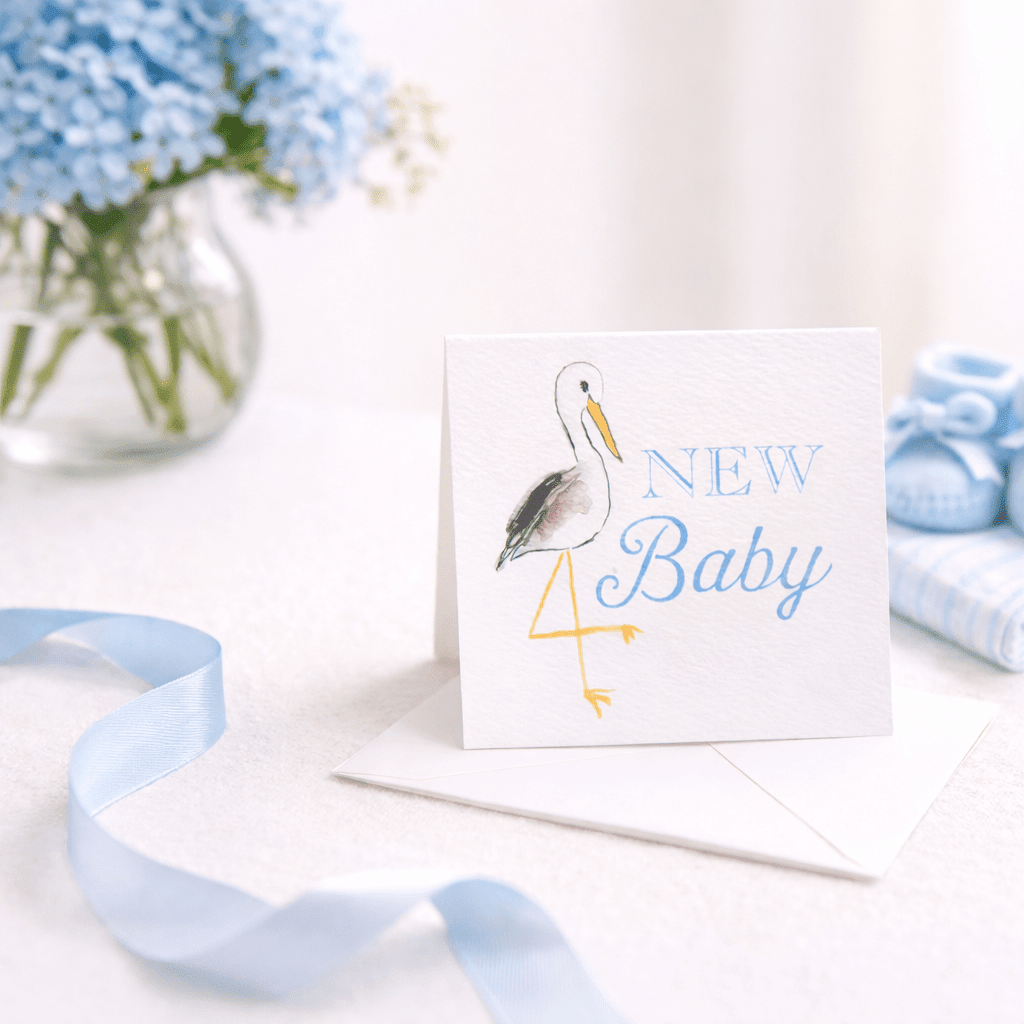 Magnolia Baby_Baby Boy Milestone Footie Gift Set - Vintage Stork_5
